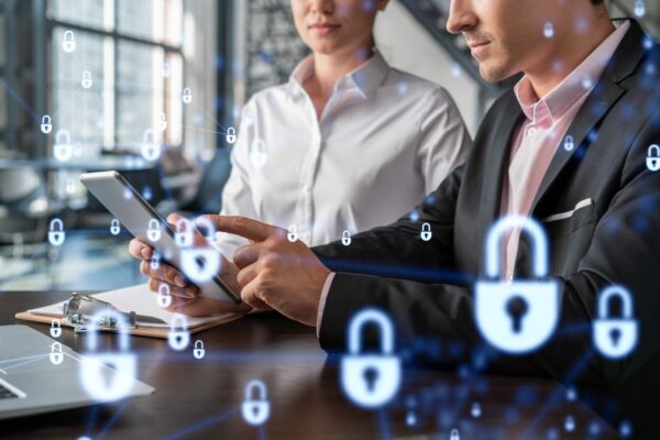 diverse group of individuals engaged in personal cybersecurity practices